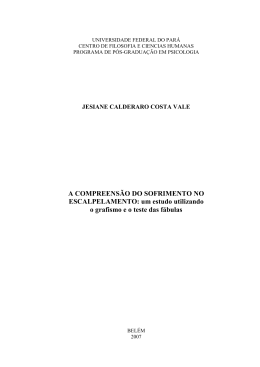 VALE, Jesiane Calderaro Costa. A Compreens&atilde;o do