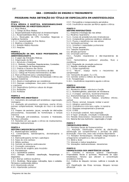 sba - comiss&atilde;o de ensino e treinamento programa para obten&ccedil;&atilde;o