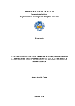 Doce em massa convencional e light de goiabas - Guaiaca
