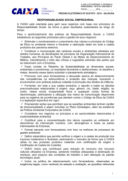 RESPONSABILIDADE SOCIAL EMPRESARIAL A CAIXA est&aacute;