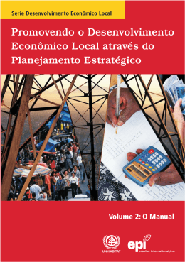 Promovendo o Desenvolvimento Econ&ocirc;mico Local atrav&eacute;s do
