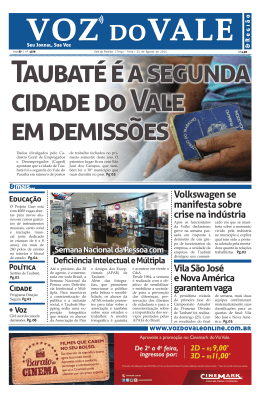 Taubat&eacute; - Voz do Vale Online
