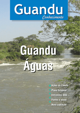 Revista Tem&aacute;tica: Guandu Conhecimento - &Aacute;gua