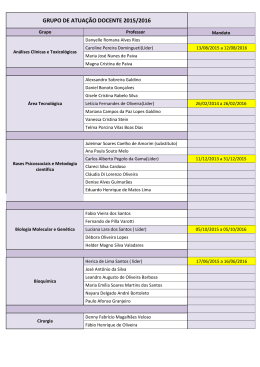 Grupo de Atua&ccedil;&atilde;o Docente CCO