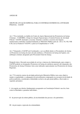 ANEXO III GRUPO DE ATUA&Ccedil;&Atilde;O ESPECIAL PARA O