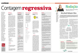 Reta final: Reda&ccedil;&atilde;o Udesc