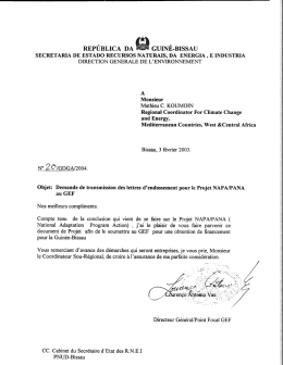 republica da guine-bissau secretaria de estado recursos naturais
