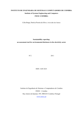 "Sustainability reporting: an assessment tool for environmental
