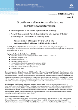 Press Release (IFRS - USD)