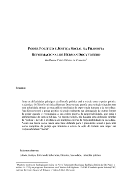 Poder pol&iacute;tico e justi&ccedil;a social na filosofia calvinista de