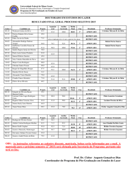 Resultado final geral