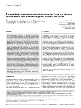 Artigo 5 - Sociedade Brasileira de Cirurgia de Cabe&ccedil;a e Pesco&ccedil;o