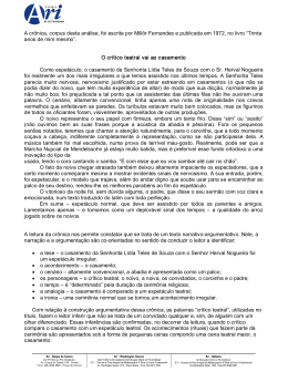 O Crítico teatral vai ao casamento