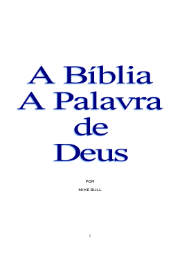 POR MIKE BULL 1 - Os Cristadelfianos