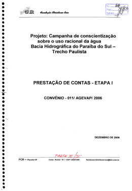 Presta&ccedil;&atilde;o de Contas