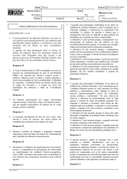 V RESOLU&Ccedil;&Atilde;O QUEST&Otilde;ES DE 1 A 45. 1. O posicionamento da