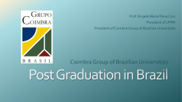 A P&oacute;s-Gradua&ccedil;&atilde;o no Brasil