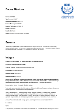 Dados B&aacute;sicos Ementa &Iacute;ntegra