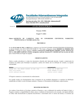 ata do pregão presencial 02 de 2012 - FAI