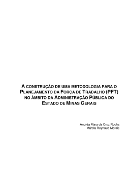 a constru&ccedil;&atilde;o de uma metodologia para o planejamento da