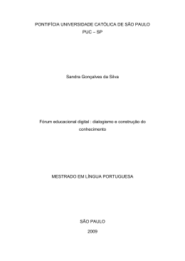 PONTIF&Iacute;CIA UNIVERSIDADE CAT&Oacute;LICA DE S&Atilde;O PAULO PUC