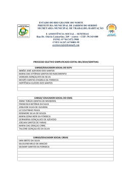 Imagem Prefeitura Municipal publica lista dos candidatos para