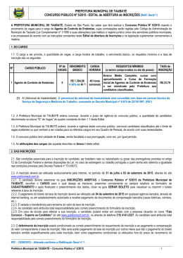 edital de abertura retificado n&ordm; 05/2015