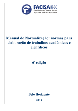 Manual de Normalização