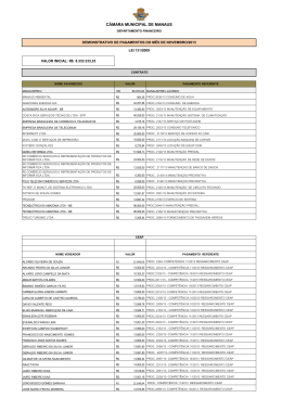 C&Acirc;MARA MUNICIPAL DE MANAUS
