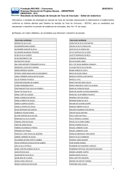 Resultado da solicita&ccedil;&atilde;o de Isen&ccedil;&atilde;o ap&oacute;s