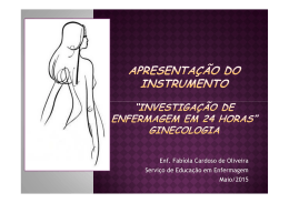 Apresenta&ccedil;&atilde;o do instrumento - aula ginecologia pronta