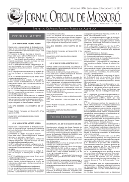 jomjornal - Prefeitura Municipal de Mossor&oacute;