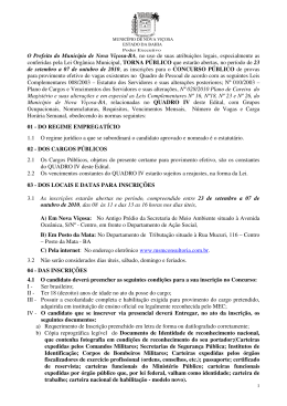 Edital completo - MSM Consultoria