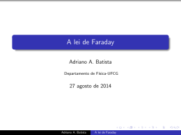 A lei de Faraday