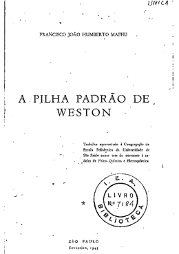 A. PILHA PADR&Atilde;O DE WESTON &bull;