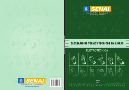 gloss&aacute;rio de termos t&eacute;cnicos em libras