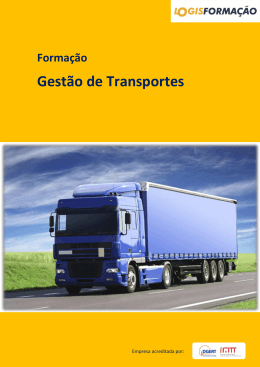 Forma&ccedil;&atilde;o Gest&atilde;o de Transportes - Informa&ccedil;&atilde;o