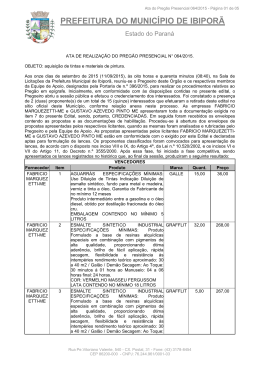 prefeitura do munic&iacute;pio de ibipor&atilde;