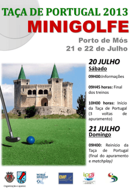 programa - Município de Porto de Mós