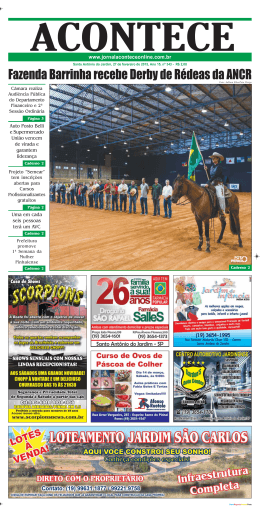Fazenda Barrinha recebe Derby de R&eacute;deas da
