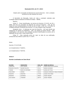 Resolu&ccedil;&atilde;o SE 8, de 27-1-2014 Disp&otilde;e sobre concess&atilde;o de