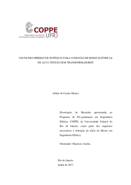 i UM FILTRO H&Iacute;BRIDO DE POT&Ecirc;NCIA PARA CONEX&Atilde;O EM