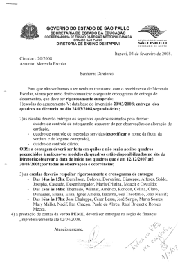 Circular : 20/2008 - Diretoria de Ensino de Itapevi