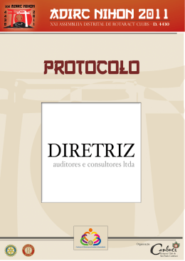 Protocolo  - Rotaract Club de S&atilde;o Paulo Cambuci