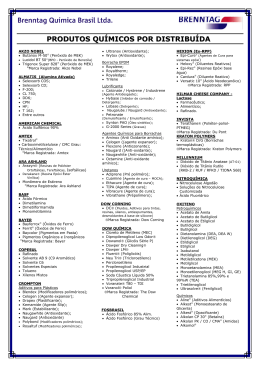 produtos qu&iacute;micos por distribu&iacute;da