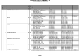 FACULTAD DE CIENCIAS EXPERIMENTALES Licenciado en