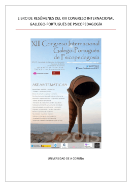 libro de res&uacute;menes del xiii congreso internacional gallego