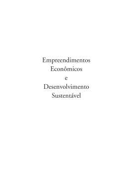 Empreendimentos Econ&ocirc;micos e Desenvolvimento