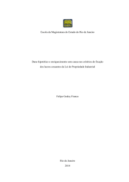 Dano hipot&eacute;tico e enriquecimento sem causa nos crit&eacute;rios