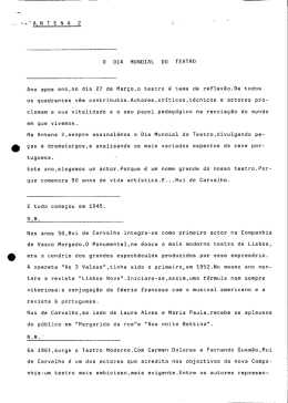 -._ `- A N T E N A 2 O DIA MUNDIAL DO TEATRO